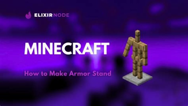 How can I make an armor stand in minecraft PE