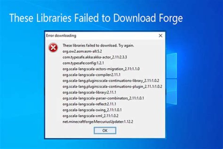 Minecraft 1.7.10 Forge These libraries failed to download [closed]