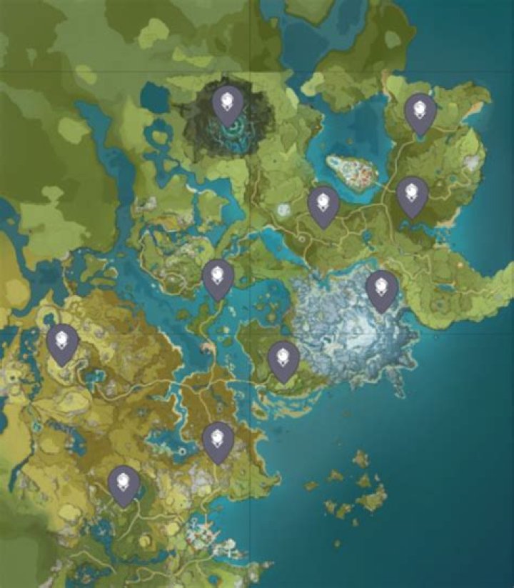 Where are the densest locations for collecting coins?